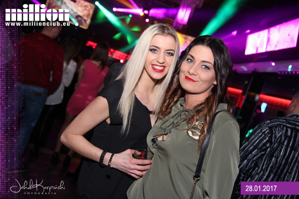 Sobotnia impreza w klubie Million