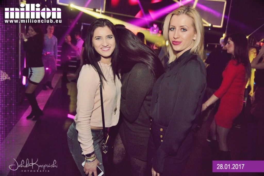 Sobotnia impreza w klubie Million
