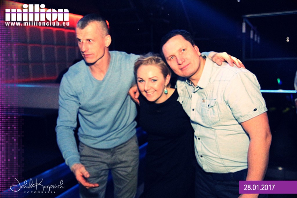 Sobotnia impreza w klubie Million