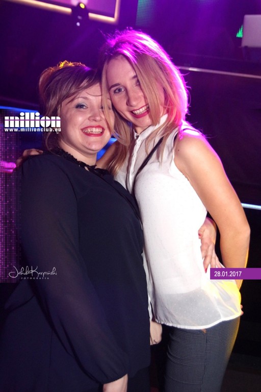 Sobotnia impreza w klubie Million