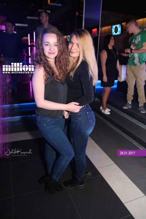 Sobotnia impreza w klubie Million