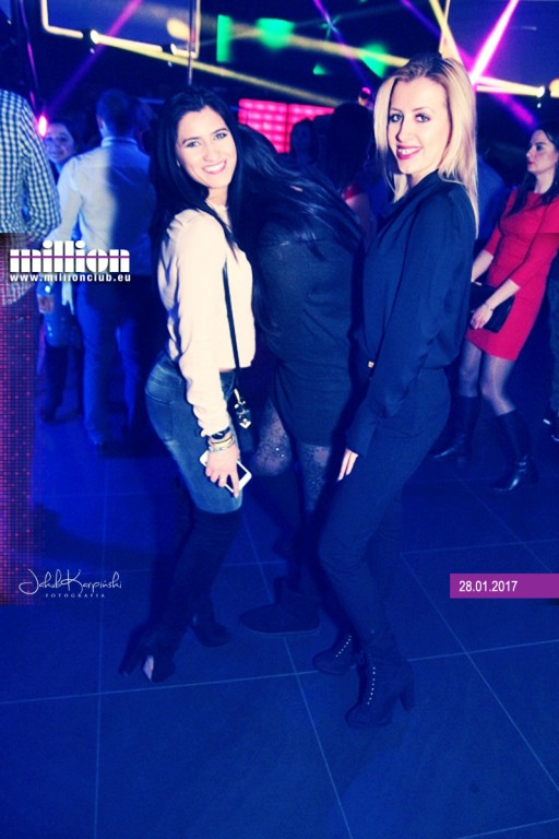 Sobotnia impreza w klubie Million