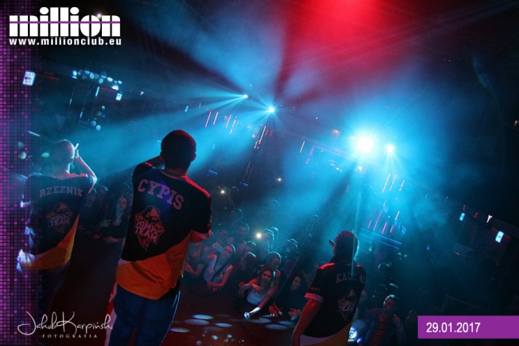 Niedzielny koncert Cypisa w klubie Million