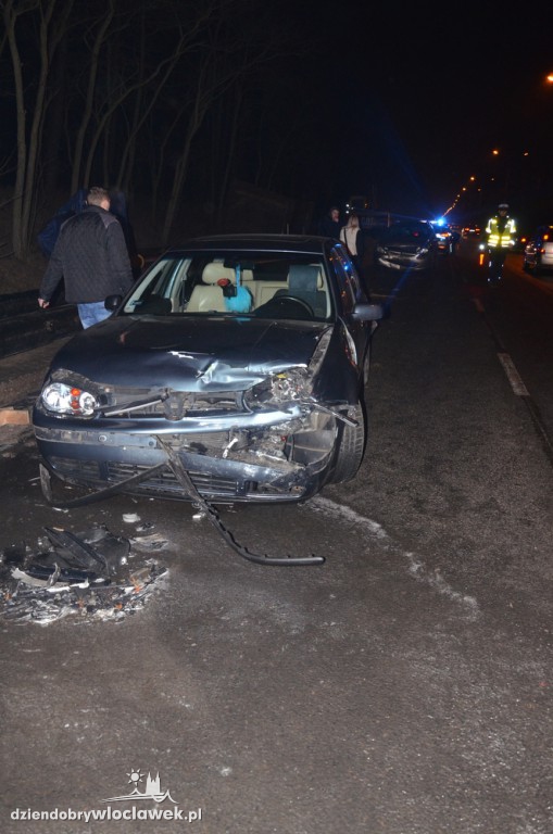 Zderzenie 3 aut na drodze do Michelina