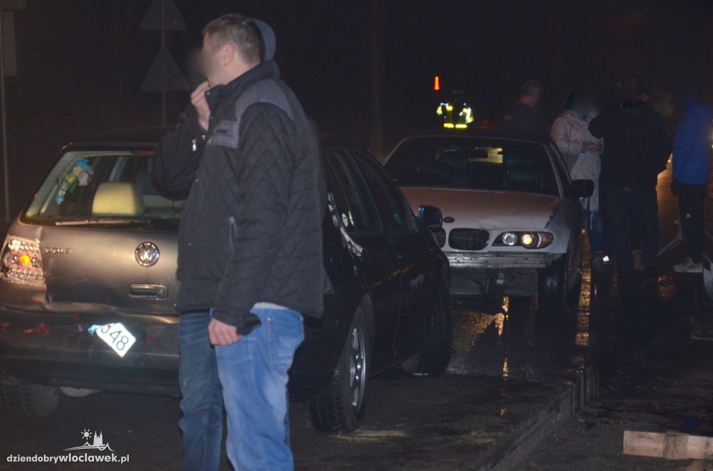 Zderzenie 3 aut na drodze do Michelina