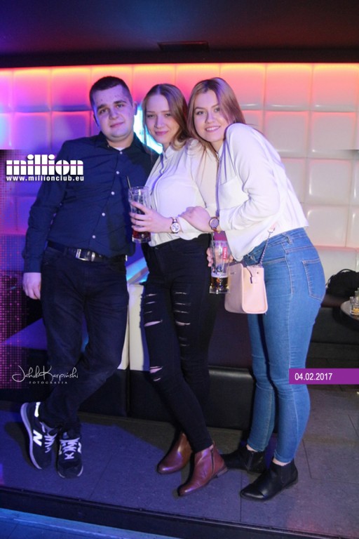 Sobotnie szaleństwo w klubie Million