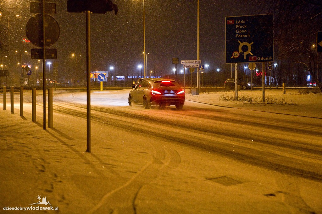 Śnieżna zima ponownie we Włocławku
