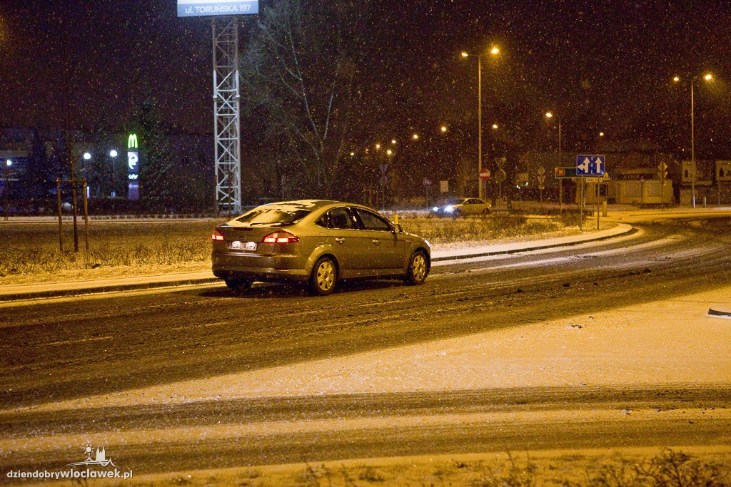 Śnieżna zima ponownie we Włocławku