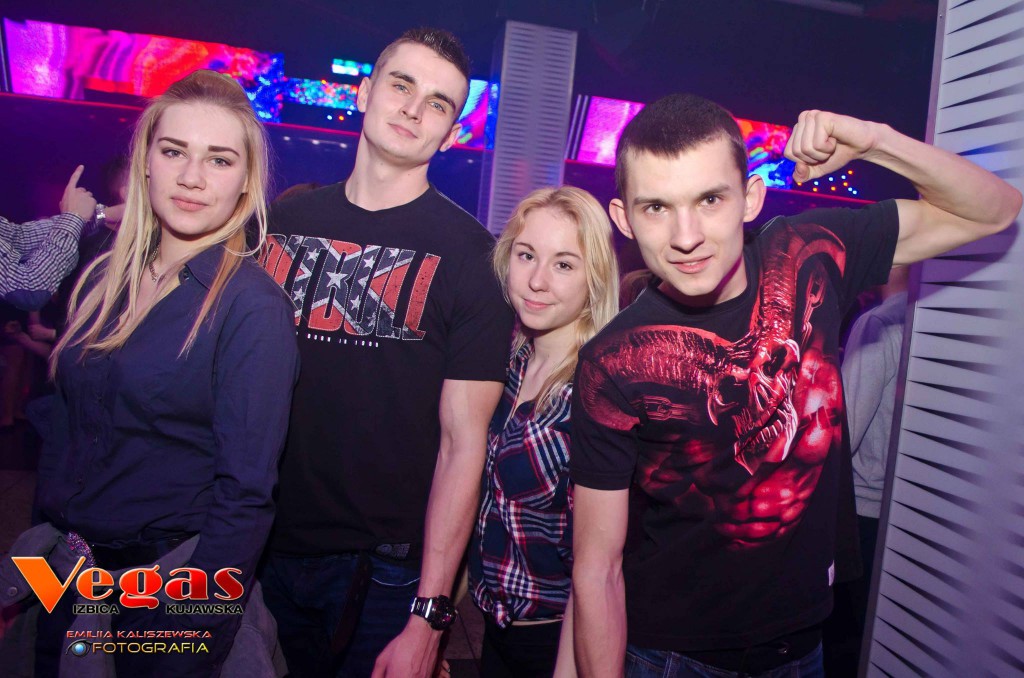 Sobotnia impreza w klubie Vegas