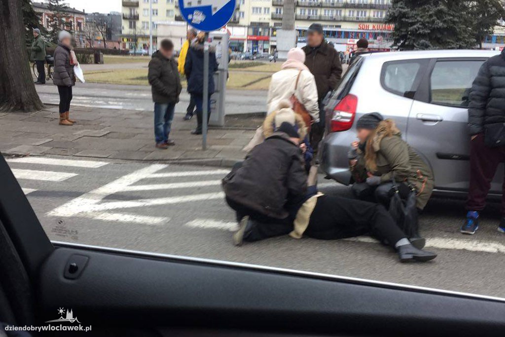 Plac Wolności - potrącenie na pasach