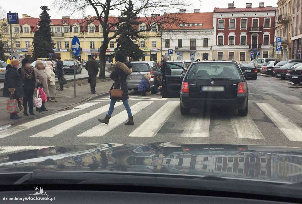 Plac Wolności - potrącenie na pasach