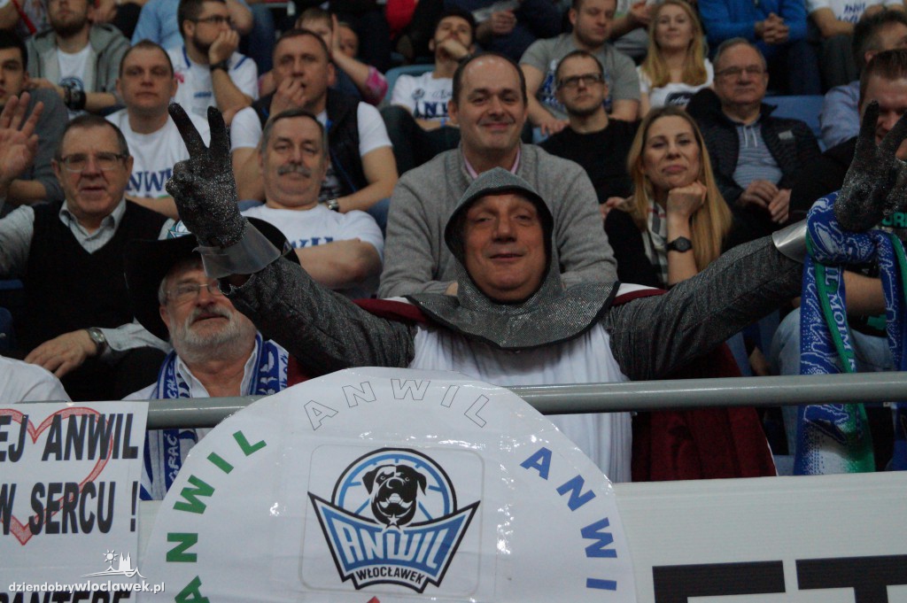 Kibice na meczu Anwil - Energa Czarni Słupsk