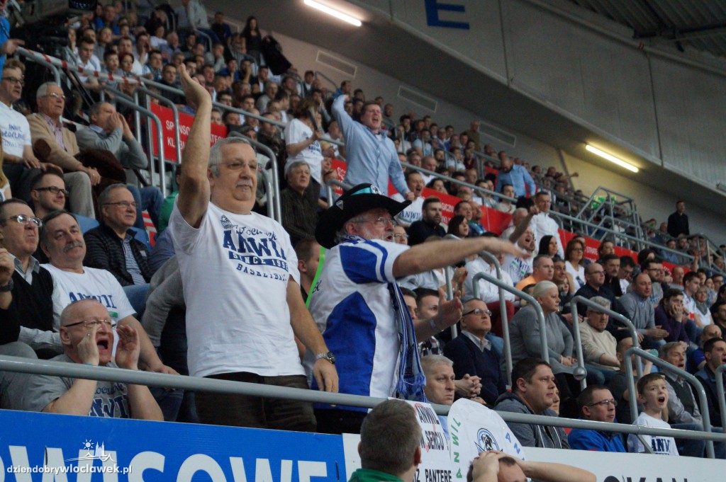 Kibice na meczu Anwil - Energa Czarni Słupsk