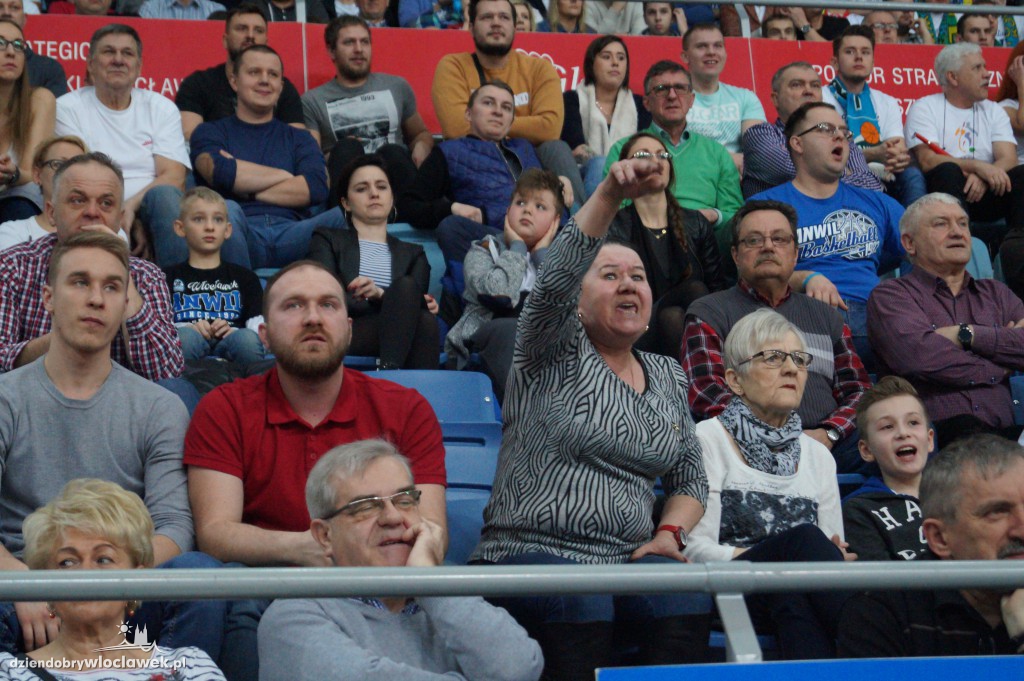 Kibice na meczu Anwil - Energa Czarni Słupsk