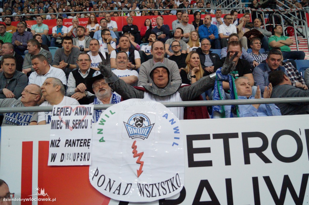 Kibice na meczu Anwil - Energa Czarni Słupsk