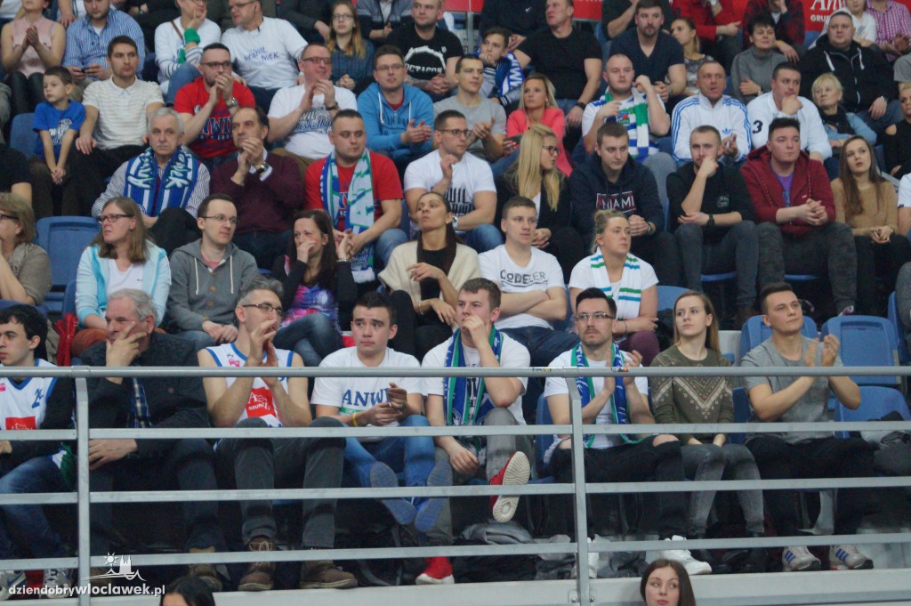 Kibice na meczu Anwil - Energa Czarni Słupsk