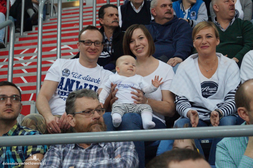 Kibice na meczu Anwil - Energa Czarni Słupsk