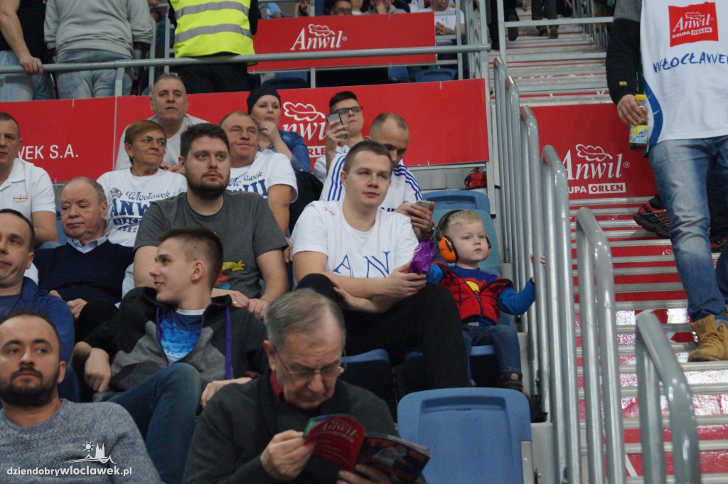 Kibice na meczu Anwil - Energa Czarni Słupsk