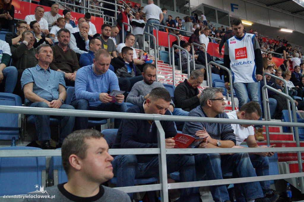 Kibice na meczu Anwil - Energa Czarni Słupsk
