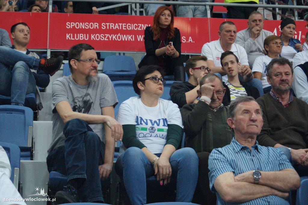 Kibice na meczu Anwil - Energa Czarni Słupsk