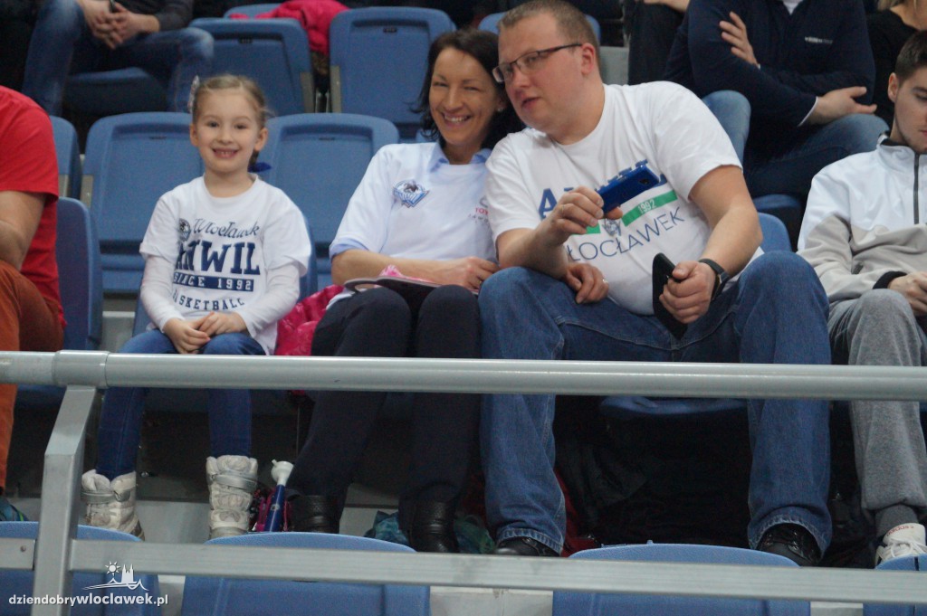 Kibice na meczu Anwil - Energa Czarni Słupsk