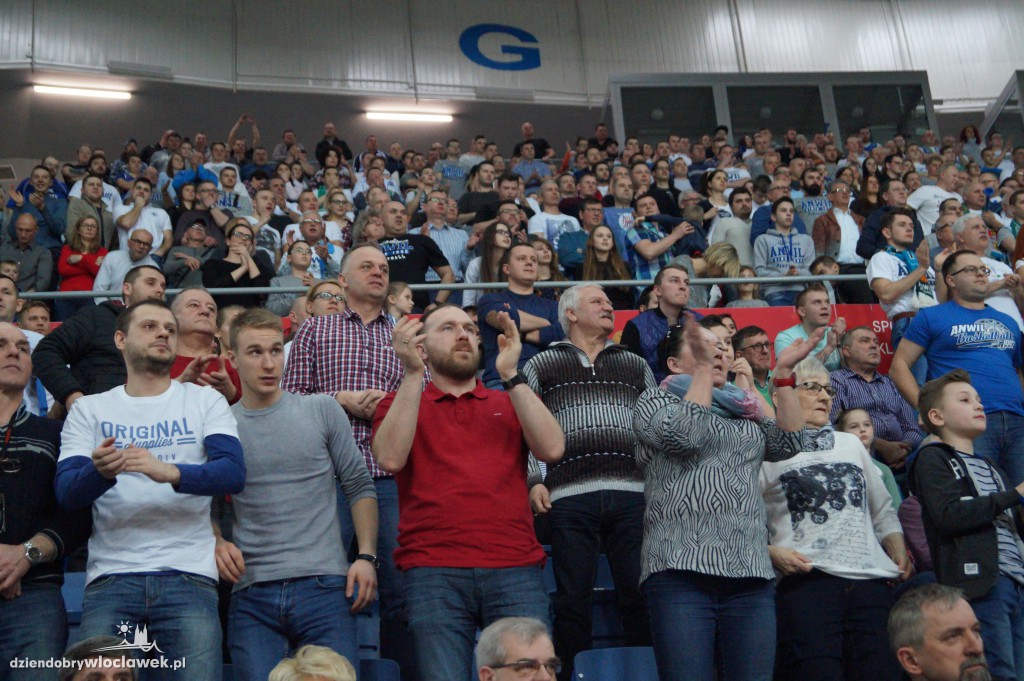 Kibice na meczu Anwil - Energa Czarni Słupsk