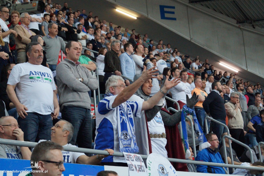 Kibice na meczu Anwil - Energa Czarni Słupsk