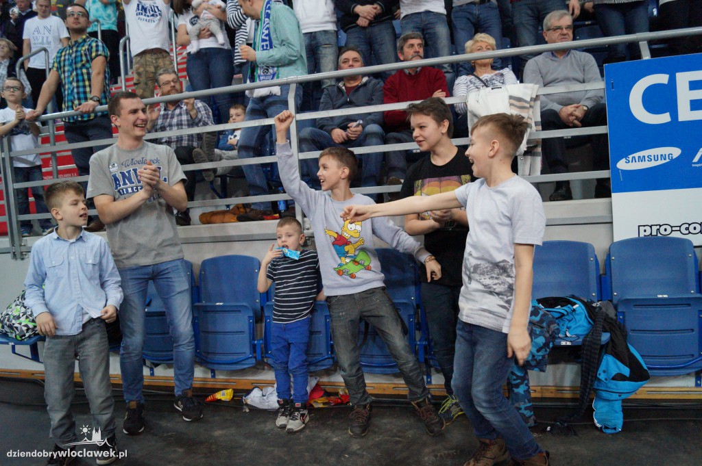Kibice na meczu Anwil - Energa Czarni Słupsk