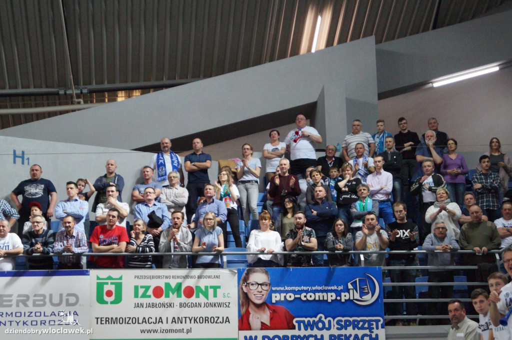 Kibice na meczu Anwil - Energa Czarni Słupsk
