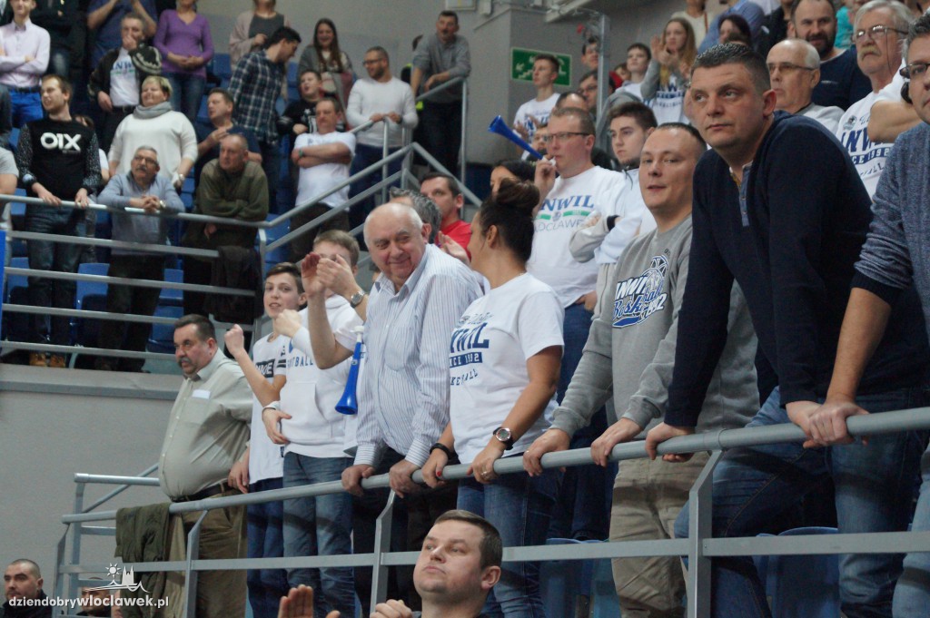 Kibice na meczu Anwil - Energa Czarni Słupsk