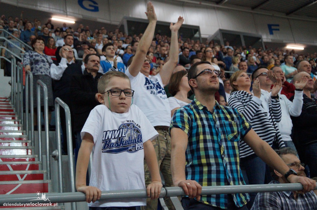 Kibice na meczu Anwil - Energa Czarni Słupsk