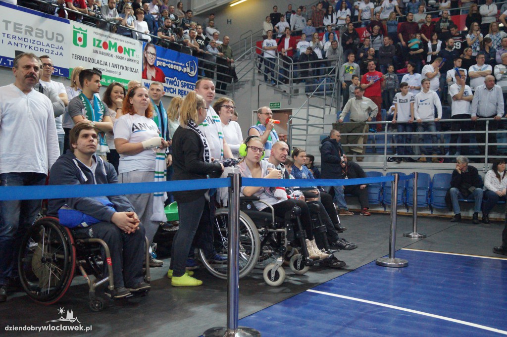 Kibice na meczu Anwil - Energa Czarni Słupsk