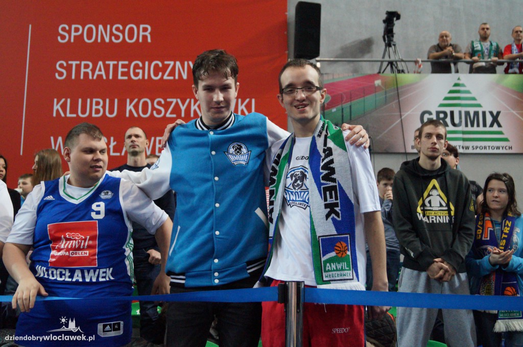 Kibice na meczu Anwil - Energa Czarni Słupsk