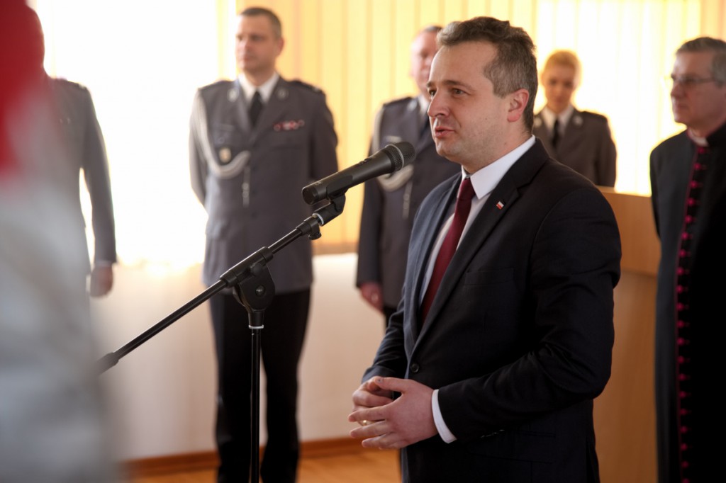 Ślubowanie nowych policjantów