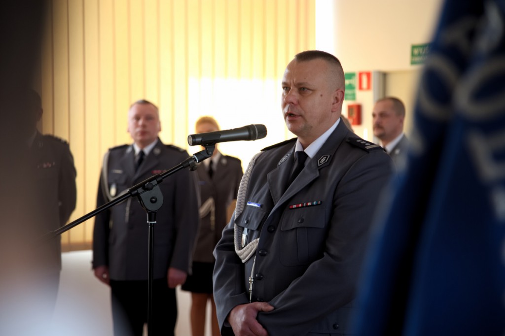 Ślubowanie nowych policjantów