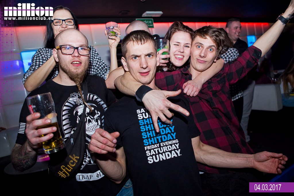 Sobotnia noc w klubie Million przy Ogniowej