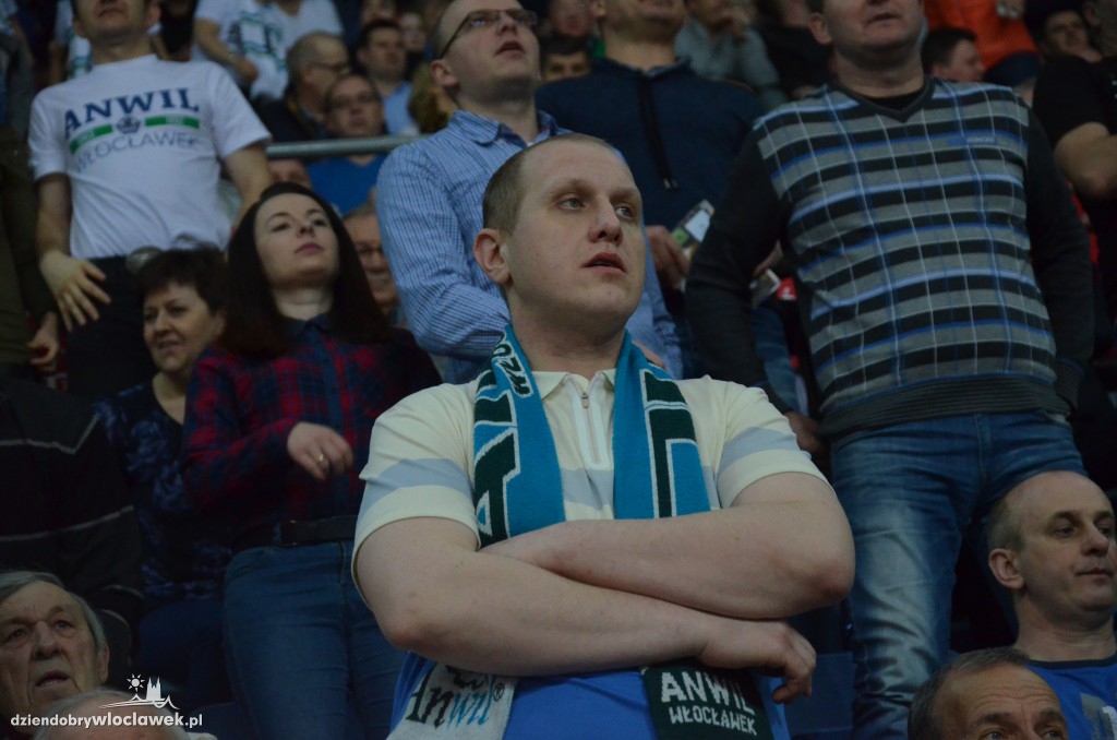 Kibice na meczu Anwil - Siarka Tarnobrzeg