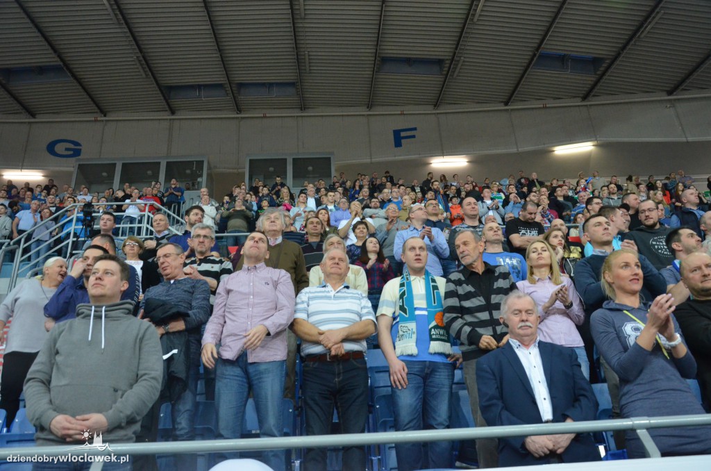Kibice na meczu Anwil - Siarka Tarnobrzeg