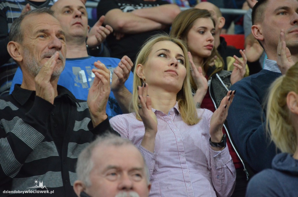Kibice na meczu Anwil - Siarka Tarnobrzeg