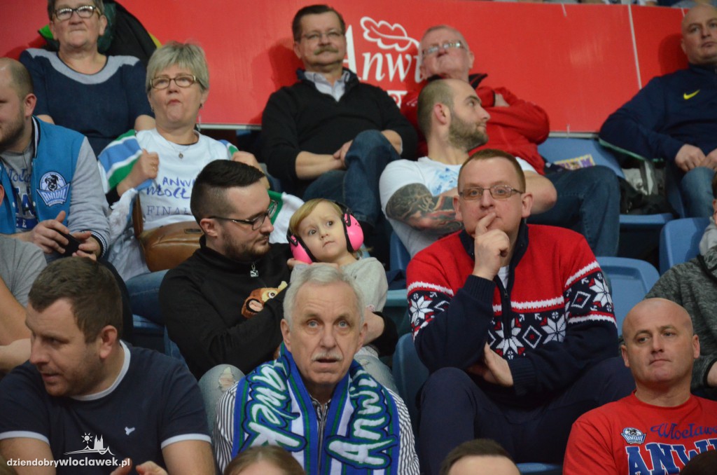 Kibice na meczu Anwil - Siarka Tarnobrzeg