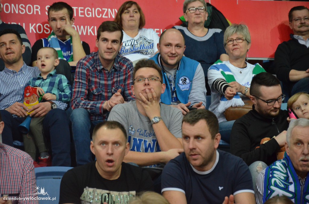 Kibice na meczu Anwil - Siarka Tarnobrzeg