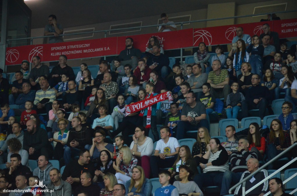 Kibice na meczu Anwil - Siarka Tarnobrzeg