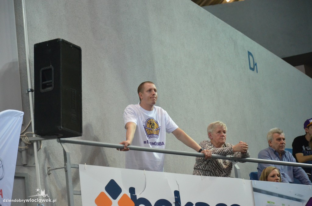 Kibice na meczu Anwil - Siarka Tarnobrzeg