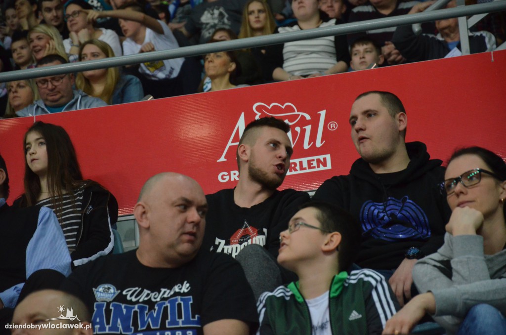 Kibice na meczu Anwil - Siarka Tarnobrzeg