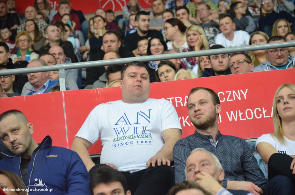 Kibice na meczu Anwil - Siarka Tarnobrzeg