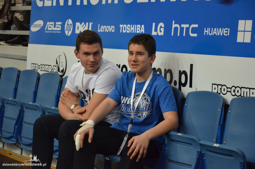 Kibice na meczu Anwil - Siarka Tarnobrzeg