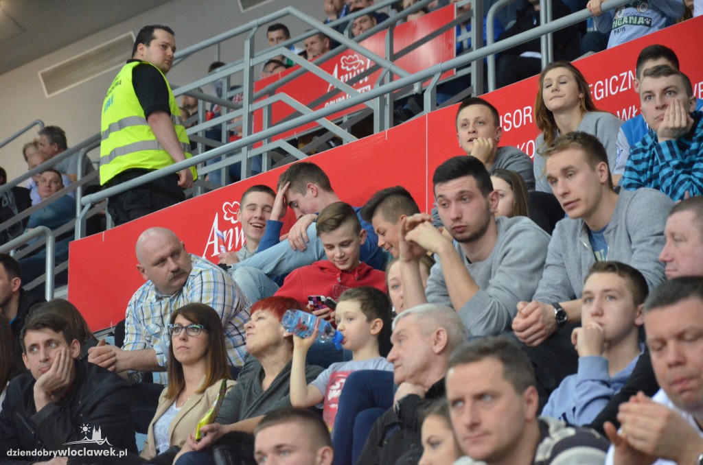 Kibice na meczu Anwil - Siarka Tarnobrzeg