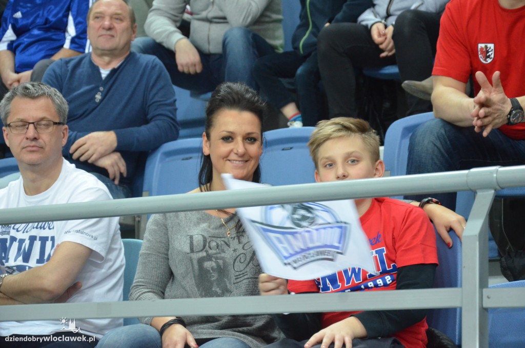 Kibice na meczu Anwil - Siarka Tarnobrzeg