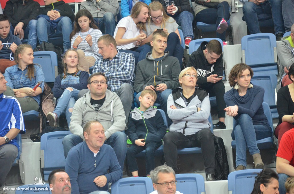 Kibice na meczu Anwil - Siarka Tarnobrzeg