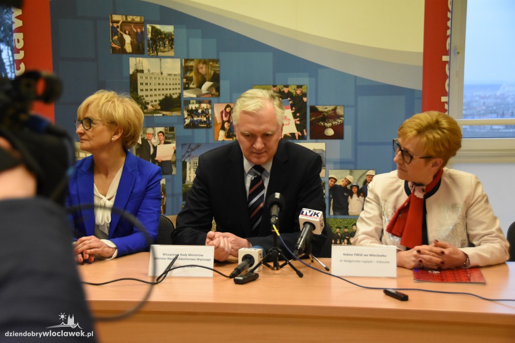 Jarosław Gowin na 15-leciu PWSZ